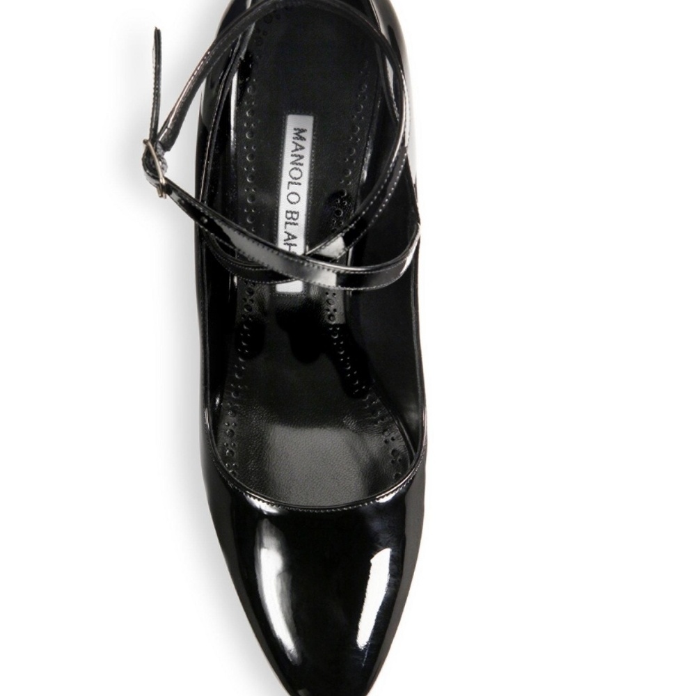 Manolo Blahnik leather pumps size 5.5 - Picture 4 of 9